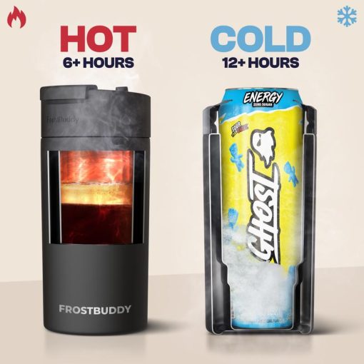 Universal Buddy | Fits 12oz Cans, Slim Cans, 12oz Bottles, 16oz Cans | Coffee Cup | Double Wall Insulated Drinkware