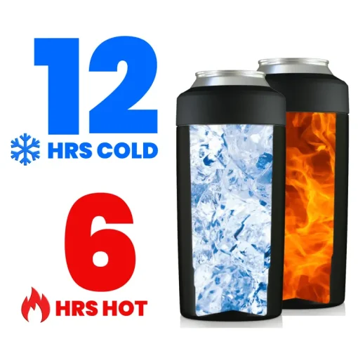 Universal Buddy | Fits 12oz Cans, Slim Cans, 12oz Bottles, 16oz Cans | Coffee Cup | Double Wall Insulated Drinkware - Image 5
