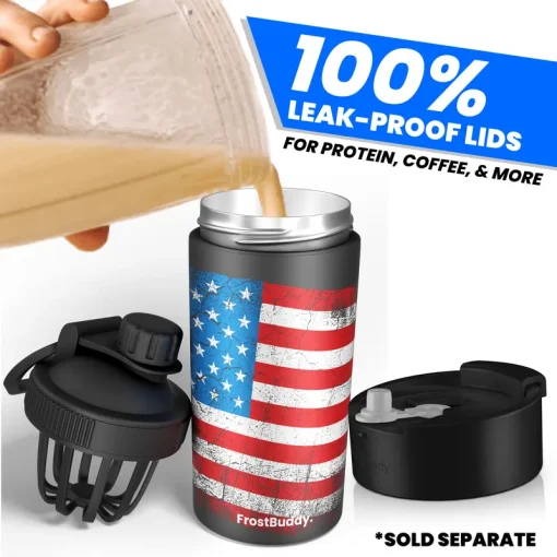 Universal Buddy | Fits 12oz Cans, Slim Cans, 12oz Bottles, 16oz Cans | Coffee Cup | Double Wall Insulated Drinkware - Image 17